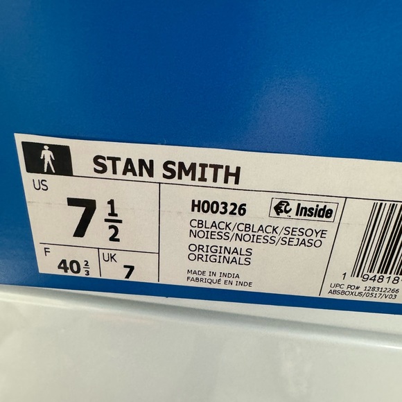 Adidas ‘Stan Smith’. Size 7.5 M - Picture 2 of 7
